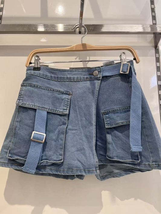 FALDA PANTALON VAQUERA