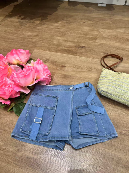 FALDA PANTALON VAQUERA